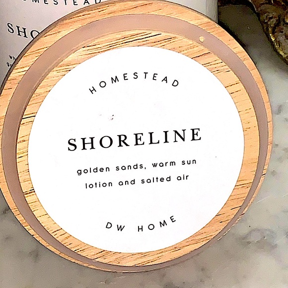 DW HOME CANDLE SHORELINE 2 WICK 15.3 oz RICHLY SCENTED NEW - Picture 4 of 6